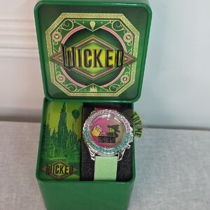 Wicked Kids Watch Green and Pink Lights Up